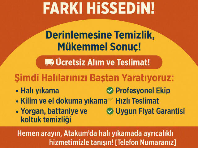 Atakum Halı Yıkama